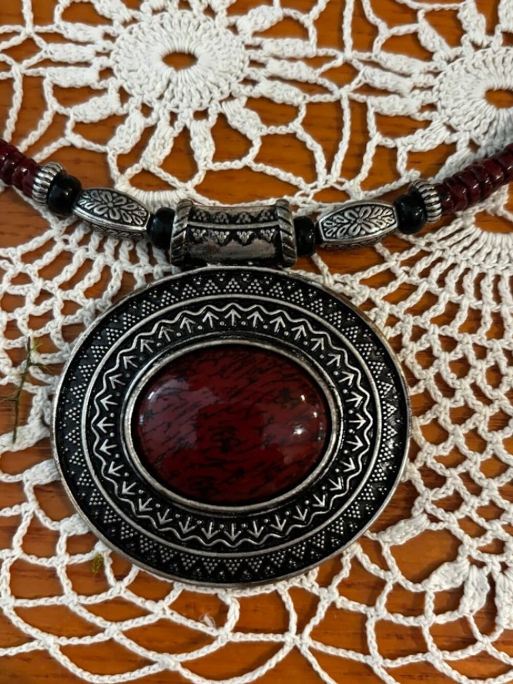 Premier Designs "Red Spice" Necklace